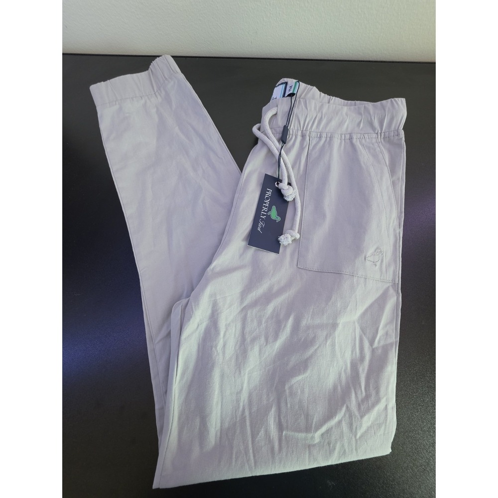 Properly Tied Boys Performance Jogger  Pants,  Sand, Youth Medium, NWT